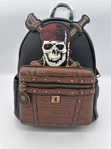 Disney Rucksack Pirates Of The Caribbean Loungefly Dead Men Tell Mini Backpack - Picture 1 of 6