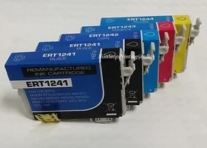 5x tinta BKCMY para Epson 124 T124 NX125 127 130 230 330 420 430 WF320 323 325 435 - Imagen 1 de 1