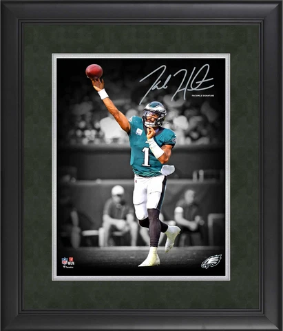 Jalen Hurts Philadelphia Eagles Framed 11" x 14" Spotlight Cover