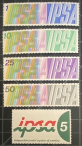 US Stamps - Cinderella IPSA - 5 Stamps - Picture 1 of 1