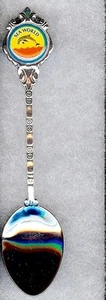 #615) SILVER PLATED TEA SPOON SEA WORLD GOLD COAST AUSTRALIA MARINE MAMMAL PARK - Picture 1 of 2