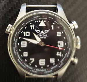Vintage Aviator AVW79215G0327 Men's Watch - WORKING Condition - Bild 1 von 5
