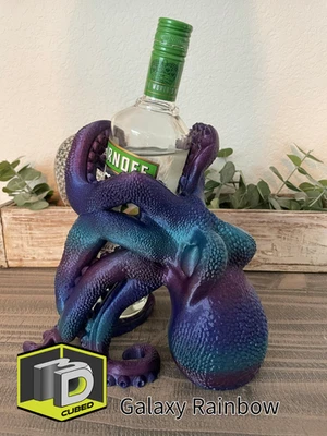 Porta-garrafa de vinho polvo - Suporte de álcool estátua tentáculo para decoração de bar em casa - Imagem 1 de 4