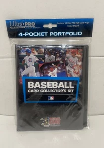 Ultra Pro 4 Pocket Portfolio Baseball Card Collector's Kit + 2 Unopened Packs - Picture 1 of 3