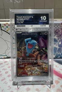 Team Rocket’s Wobbuffet 103/098 2025 Glory Of Team Rocket ACE GEM MINT 10 - Picture 1 of 2