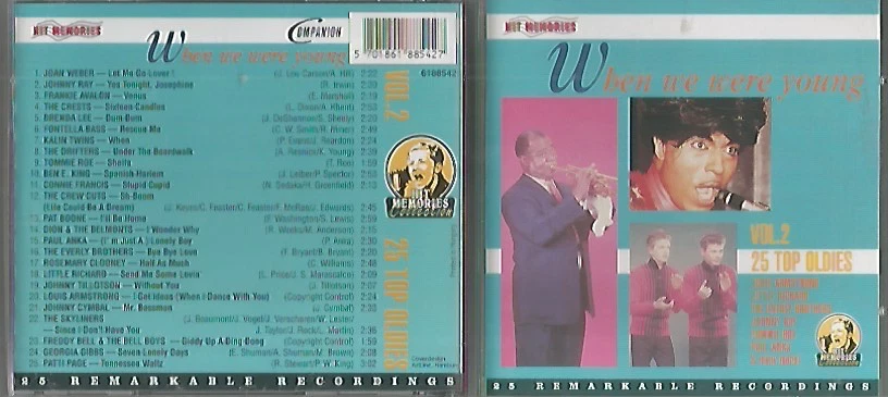 Various When We Were Young Vol.2 - 25 Top Best Of Oldies - Titelliste siehe Foto - Bild 1 von 1