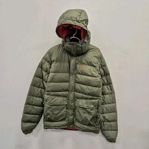 Rab Mens Sanctuary Down Pertex Puffer Green Green Hooded Coat Jacket Size Small - Picture 1 of 11