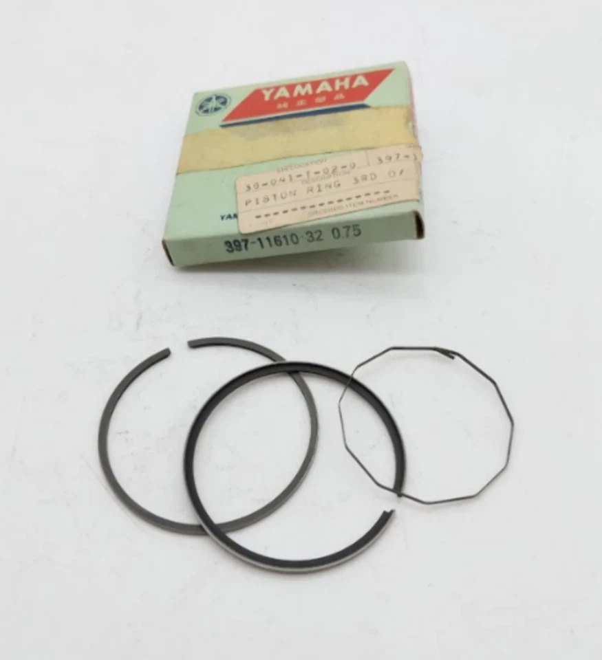 Juego de anillos de pistón Yamaha RD200 1974-1976 OEM [S] 3RD O/S 0,75 397-11610-32 Foto 1 de 1