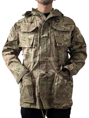 Chaqueta de Combate Militar Británica, MTP Camuflaje Calzoncillo MK2 Excedente Ejército a Prueba de Viento Foto 1 de 4