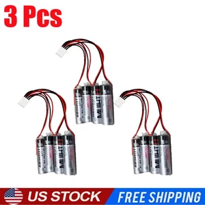 (3 Pack) YASKAWA HW0470360-A ER6V/3.6V Battery Pack For Motoman Robot 149689-1 - Picture 1 of 7