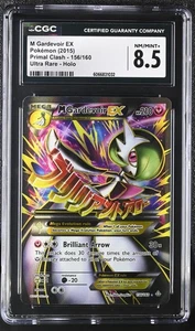 CGC 8.5 M Gardevoir EX 2015 Primal Clash 156/160 Ultra Rare Holo Pokemon Card - Picture 1 of 2