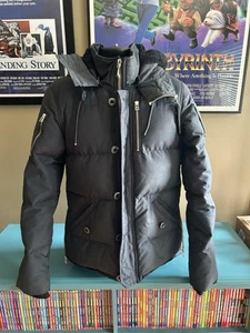 Moose Knuckles Black Jacket Coat - Size Small - Picture 1 of 16