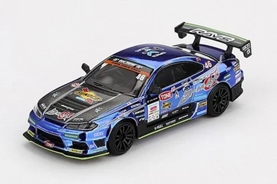 MGT00857-BL TSM MINI-GT 1:64 Nissan Silvia (S15) D1 GP 2023 #46 D-MAX RACING RHD - Image 1 of 3