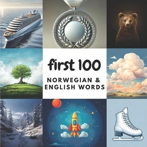 First 100 Norwegian & English Words by Aisling Heidary Paperback Book - Picture 1 of 1