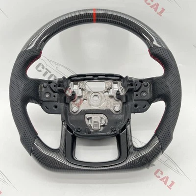 Custom Carbon Fiber Steering Wheel for Land Rover Range Rover Sport 2014-2020 - Изображение 1 из 4