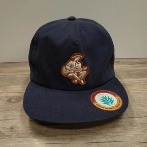 Sendero Provisions Co Hat Cap Snap Back Navy Embroidered The Hank Patch Mens - Picture 1 of 9