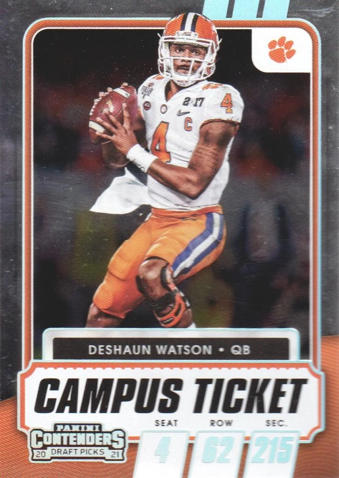 2021 Panini Contenders Draft Picks Football Cards Campus Ticket Parallel: Pick - Image 1 of 1