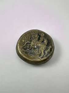 CALABRIA TARENTUM 302-281 BC ANCIENT DIDRACHM TARAS HORSE DOLPHIN ADORABLE COIN - Picture 1 of 4