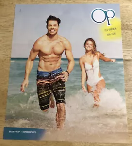 2014 JOSH HENDERSON, NINA AGDAL in Badeanzügen für OP - Print Fashion Ad - Bild 1 von 1