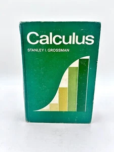Vintage Calculus By Stanley I Grossman 1977 University of Montana HC Academic Pr - Imagen 1 de 9