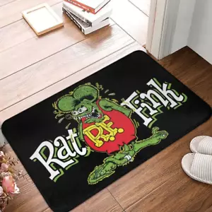 Rat Fink Doormat Non-Slip Entrance Bathroom Kitchen Door Floor Mats Carpet Rug - Picture 1 of 7