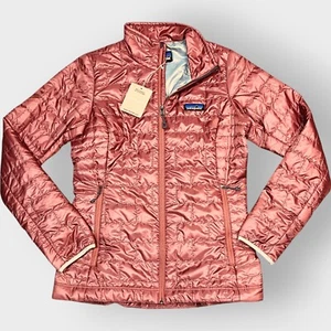 Patagonia Nano Puff Jacket Women’s XS Burl Red 84217 PrimaLoft NWT - Picture 1 of 10