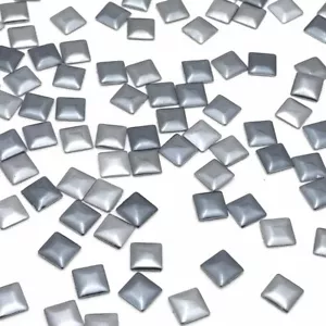 Two Tone Square Shaped Hotfix Nailhead / Available Size 5x5mm / 100pc - Picture 1 of 1