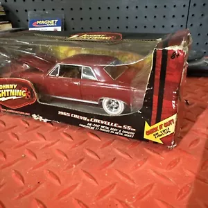 1:24 Red Johnny Lightning 1965 Chevy Chevelle SS Diecast Car NIB LE!! Rare White - Picture 1 of 12