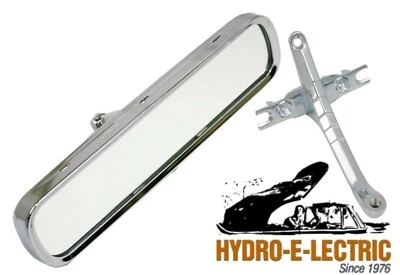 NEW 1955-1957 Bel Air, 150 & 210 Hardtop & Sedan Rear View Mirror & Bracket Set - Imagen 1 de 3