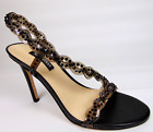 NEW Nine West ILUSION3 Dress Heels Sandals Stiletto Women's Size 5.5 M, Black