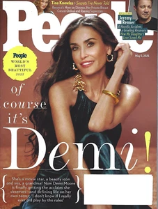 DEMI MOORE - PEOPLE MAGAZINE - MAY 2025 - BRAND NEW - Picture 1 of 1