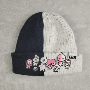 Gorro dividido blanco y negro BT21 - Imagen 1 de 7