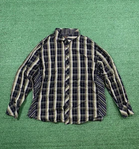 Ben Sherman Boys Youth Button Up Shirt Size 6 Green/Black Checks Long Sleeve - Picture 1 of 4