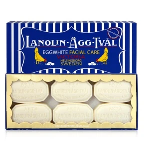 Victoria Lanolin-Agg-Tval New Sweden Egg Pack Egg Soap White Soap (50g X 6) - Picture 1 of 2