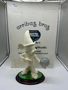 Disney A. Giannelli Arribas Bro Mickey Mouse Fantasia Holding Glass Globe Statue - Picture 1 of 17