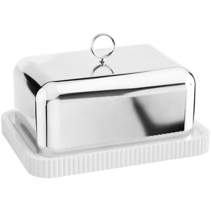 Georg Jensen BERNADOTTE Butterdose, H 9,4 cm, B 11,2 cm, L 14,7 cm, Neuheit 2025 - Bild 1 von 1