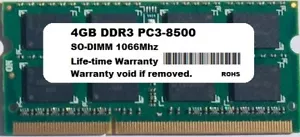 4GB Module MacBook Late 2009 Mid 2010 A1342 MC207LL/A MC516LL/A Memory Ram - Picture 1 of 1