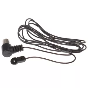 FM Dipole Antenna 75 Ohm F Type Male Plug Connector for Stereo Receiver Radio-*- - Picture 1 of 10