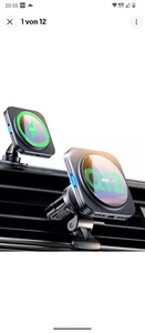 15W Magsafe Autoladegerät, Qi2 Zertifiziertes Laden, Magnetisches Kabelloses Aut - Bild 1 von 8