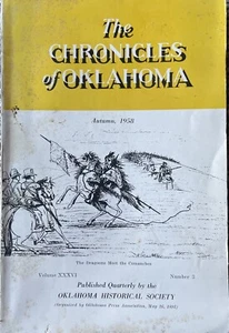 The Chronicles Of Oklahoma Historical Almanac Autumn 1958, Volume XXXVI #3 - Picture 1 of 1