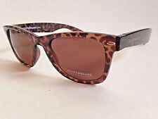 Lucky Brand Dusk Sunglasses Classic Retro Square Frame Brown Tortoise Authentic