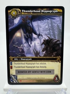 Tarjeta de botín hipogrifo Thunderhead de World of Warcraft TCG sin usar (mascota) - Imagen 1 de 1