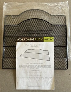 Wolfgang Puck Bistro Pizza Crisper Screens Set of 2 with instructions New - Picture 1 of 15