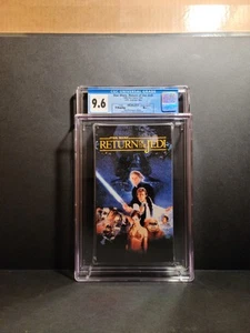 Star Wars: Return of the Jedi VHS (1983/92) - CGC Graded 9.6/A++ Factory Sealed! - Picture 1 of 7