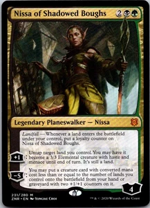 Nissa of Shadowed Boughs M Zendikar Rising 231 NM - Picture 1 of 2