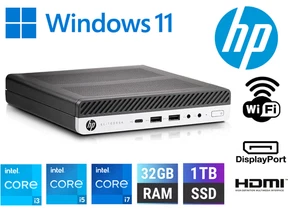 PC MINI de escritorio BARATO RÁPIDO Windows 11 CORE i7 32GB RAM 1TB SSD WIFI HP - Imagen 1 de 4