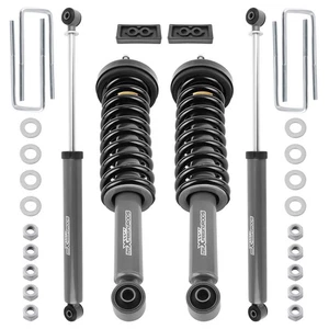 Front Struts + Rear Shocks 2" Lift Leveling Kit for Ford F150 4WD 2009-2013 - Picture 1 of 12