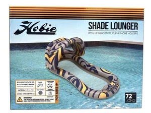 Hobie Sdraio Ombreggiante 72” con Tazza e Supporto Telefono Piscina Galleggiante Zattera Gonfiabile NUOVO - Foto 1 di 3