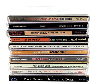 Assorted Jazz CD Lot DeJohnette Gordon Monk Carter Duke Garland Fitzgerald Foto 1 de 4