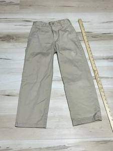 Boys*** Old Navy Straight Chino Pants Beige Pants Size 8 SLIM EUC C150 Uniform - Picture 1 of 11